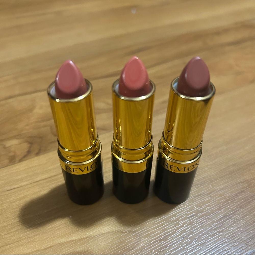 Revlon Lipstick Trio - Soft Rosy Pink Hues